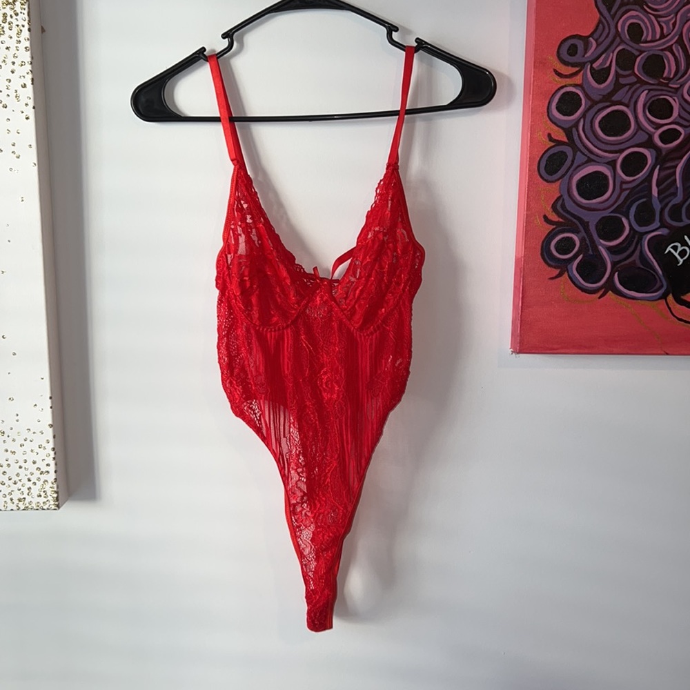 Floral Lace Teddy Bodysuit